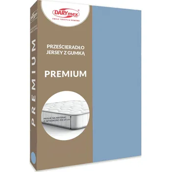 Prostěradlo JERSEY PROSTĚRADLO PREMIUM 180X200 CM MODRÉ
