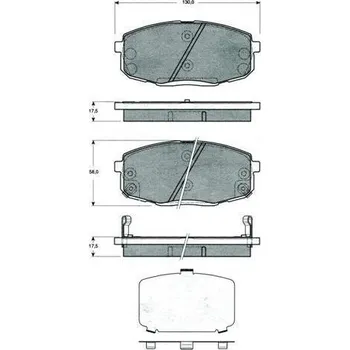 Brzdová destička Starline Sada brzdových destiček BD S378