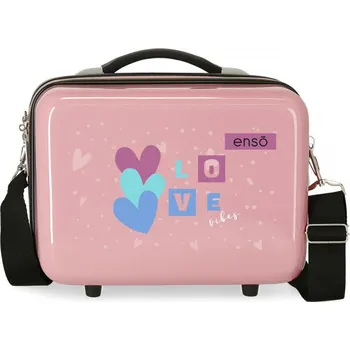 JOUMMA BAGS ENSO Love Vibes, ABS Cestovní kosmetický kufřík, 21x29x15cm, 9L, 9453921