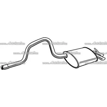Zadní díl výfuku Starline Zadní díl výfuku 20.97.401