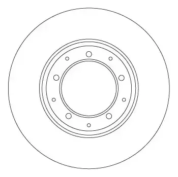 Brzdový kotouč TRW Brzdový kotouč - 298 mm TRW DF6905