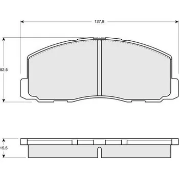 Brzdová destička Starline Sada brzdových destiček BD S119