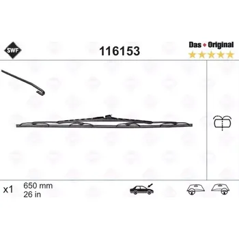 Stěrač SWF Stěrač Das Original 650 mm SWF 116153