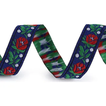 Krojová vzorovka šíře 18 mm, barva 2 modrá tmavá