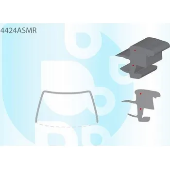Autosklo PILKINGTON Bauset (lišta) čelního okna AS 4424ASMR