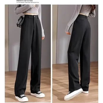 Dámské kalhoty Dámské zvonové kalhoty – elegantní, vysoký pas Barva: Černá, Velikost: 4XL