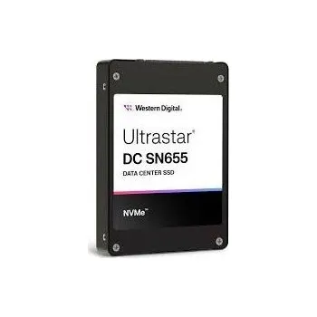 Ukládání dat QNAP WD, SSD, Ultrastar SN655, PCIe NVMe Gen4, U.3 15mm, 15,36TB, 0TS2463 (79700-T15R3601WD01-RS)