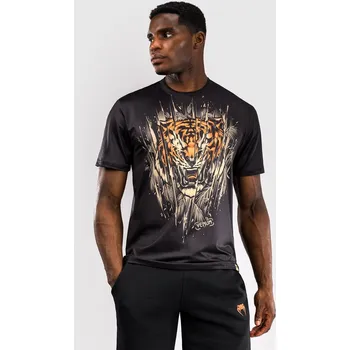 Venum Tiger Men's Dry Tech T-Shirt - Black/Neon Orange Velikost: XL