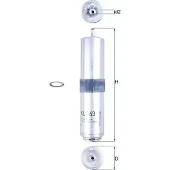 Palivový filtr KNECHT Palivový filtr KNC KL 763D