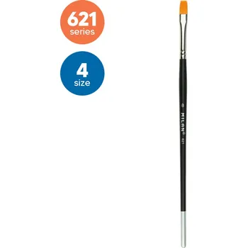 Umělecký štětec Milan Štětec plochý MILAN č. 4 - 621 Premium Synthetic 565453
