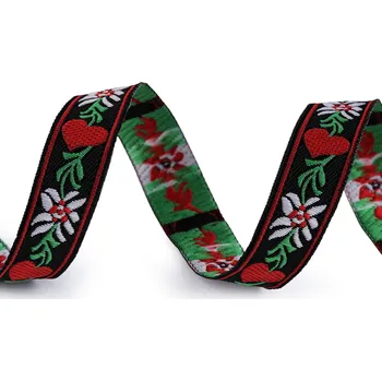 Krojová vzorovka šíře 15 mm, barva 2 černá