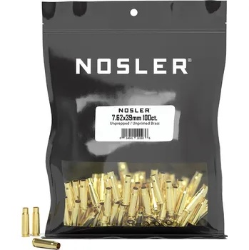 Příslušenství pro sportovní střelbu Nábojnice Nosler Bulk Unprepped Brass 7,62x39mm (100 ks)