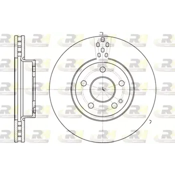 Brzdový kotouč ROADHOUSE Brzdový kotouč - 300 mm RDH 6679.10