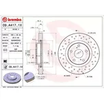 BREMBO Brzdový kotouč XTRA LINE - 296 mm BRE 09.A417.1X