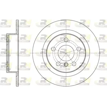 Brzdový kotouč ROADHOUSE Brzdový kotouč - 280 mm RDH 61597.00
