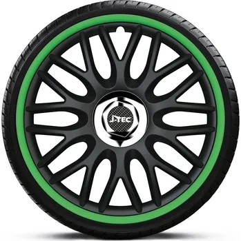 Poklice na kolo J-TEC Poklice na kola - kryty kol ORDEN green R 13" - sada 4 ks -