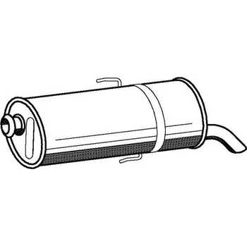 Zadní díl výfuku Starline Koncový díl výfuku 34.10.401