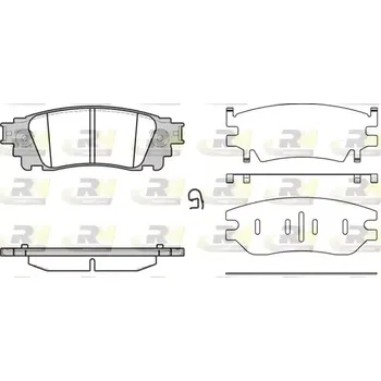 Brzdová destička ROADHOUSE Sada brzdových destiček RDH 21636.00