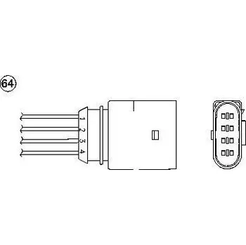 Čidlo automobilu NGK Lambda sonda NG 91822