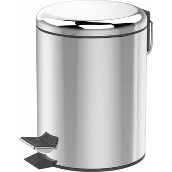 Odpadkový koš Kosmetický odpadkový koš, 3 l, stříbrná