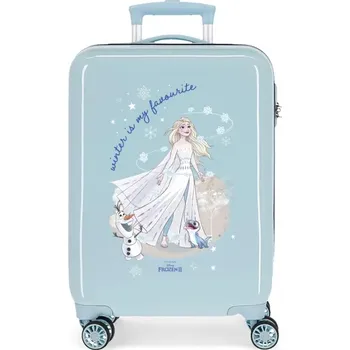 JOUMMA BAGS Luxusní dětský ABS cestovní kufr DISNEY FROZEN Winter, 55x38x20cm, 34L, 2311421