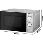 G.Gastro Mikrovlnná trouba - 20L - 700W