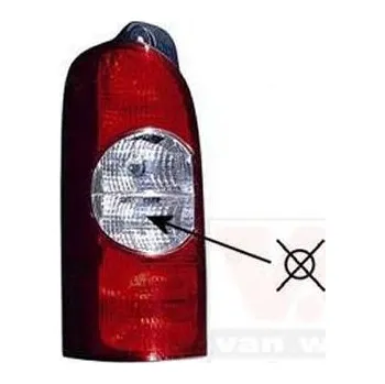 Osvětlení automobilu VAN WEZEL Zadní světlo VAW 4387933
