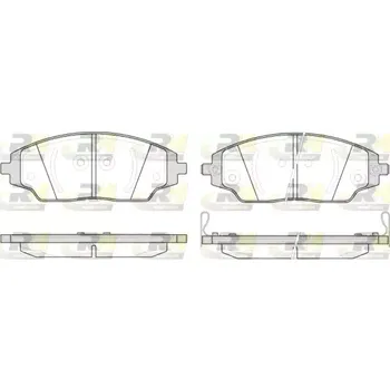 Brzdová destička ROADHOUSE Sada brzdových destiček RDH 21537.02