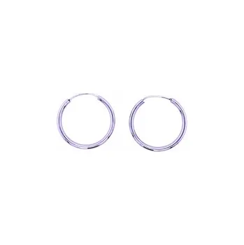 Náušnice Klasické stříbrné naušnice kroužky 30 mm