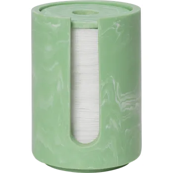 Ferm Living, Dóza na vatové tampony Mist mátově zelená - Formadore