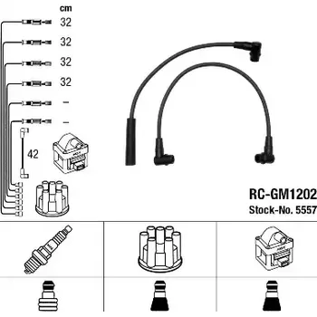 Zapalovací kabel NGK Sada kabelů pro zapalování NG 5557