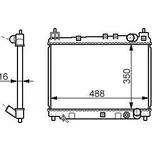 LKQ Chladič vody 90.70.502
