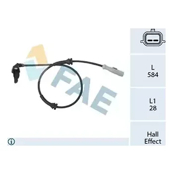 ABS FAE Snímač počtu otáček kol FAE 78442
