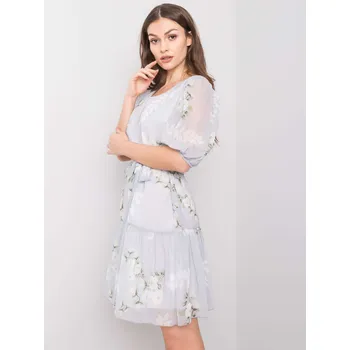 Dámské šaty Šaty LK SK 508129.06X světle šedá 36