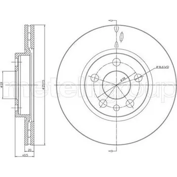 Brzdový systém Brzdový kotouč CIFAM 800-402