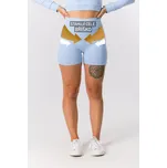 GoldBee Krátké Kraťásky Stahující Celé Břicho Baby Blue Barva: Baby Blue, Velikost: XS