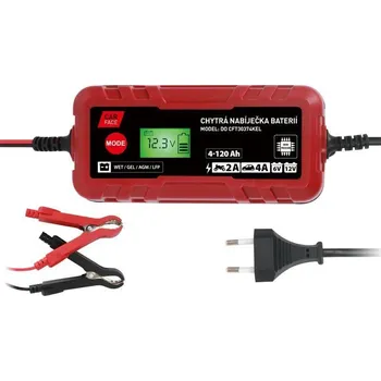 Nabíječka autobaterie CARFACE Nabíječka autobaterií 6 / 12 V, 4 A, automatická DO CFT30374KEL