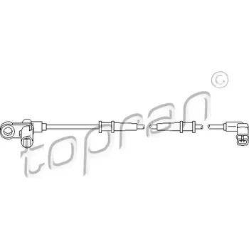 ABS TOPRAN Snímač počtu otáček kol TPR 401 547