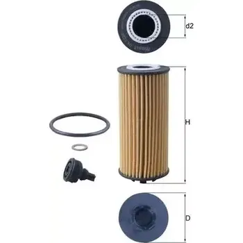 Olejový filtr MAHLE Olejový filtr MAO OX 1238D