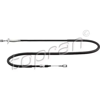 Lanko parkovací brzdy TOPRAN Tažné lanko parkovací brzdy TPR 631 756