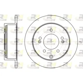 Brzdový kotouč ROADHOUSE Brzdový kotouč - 262 mm RDH 61401.00