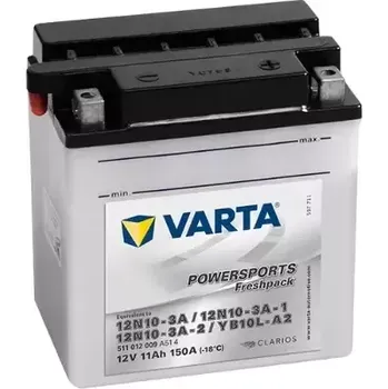 Autobaterie VARTA 11Ah P, s.p.150A, POWERSPORTS Freshpack, 12V, 136x91x146 VT 511012009A514