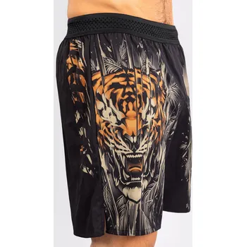 Pánské kraťasy Pánské tréninkové šortky Venum Tiger - Black/Neon Orange Velikost: M