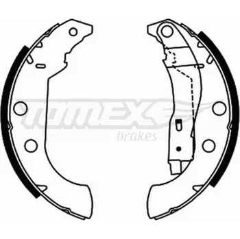 Brzdová čelist TOMEX Brakes Sada brzdových čelistí TMX TX 21-67