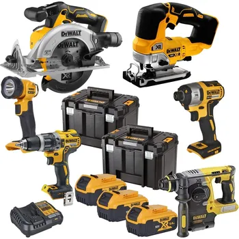 SADA KOMBINOVANÉHO ELEKTRICKÉHO NÁŘADÍ DEWALT DCK690P3T 18V