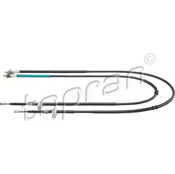 Lanko parkovací brzdy TOPRAN Tažné lanko parkovací brzdy TPR 304 742