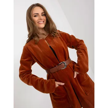 Dámská halenka Dámský přehoz LK NA 507013.04P světle hnědý 36