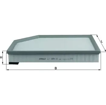 Vzduchový filtr MAHLE Vzduchový filtr MAO LX 1591/2