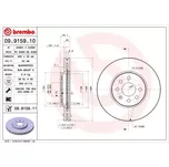 BREMBO Brzdový kotouč COATED DISC LINE - 280 mm BRE 09.9159.11