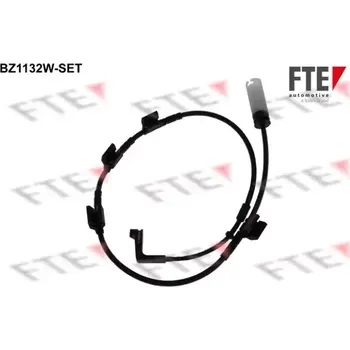 Brzdová destička FTE Výstražný kontakt opotřebení obložení FTE BZ1132W-SET